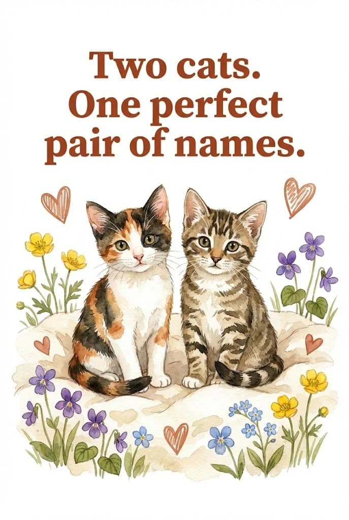 60 Adorable Sibling Cat Names For Brother & Sister Cats